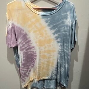 Tie-Dye Women's Top - Multicolor